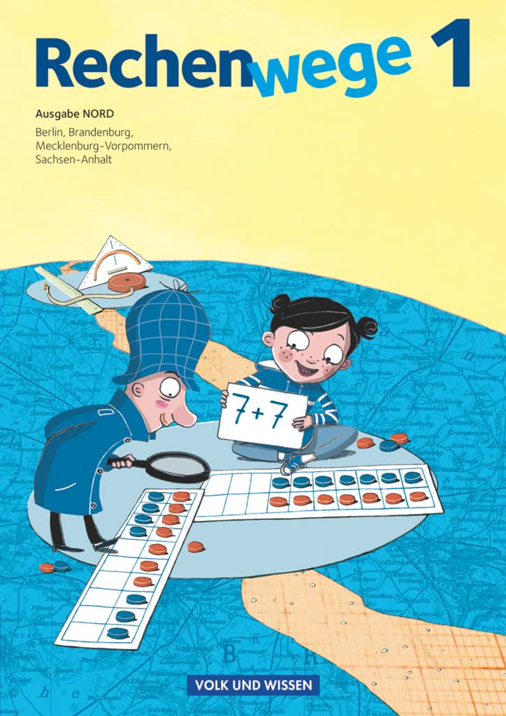 Rechenwege - Nord - Aktuelle Ausgabe - 1. Schuljahr: Schulbuch mit Kartonbeilagen Study Guides