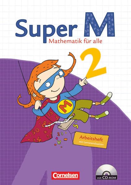 Super M - Mathematik für alle - Ausgabe Westliche Bundesländer (außer Bayern) - 2008 - 2. Schuljahr: Arbeitsheft mit CD-ROM Study Guides