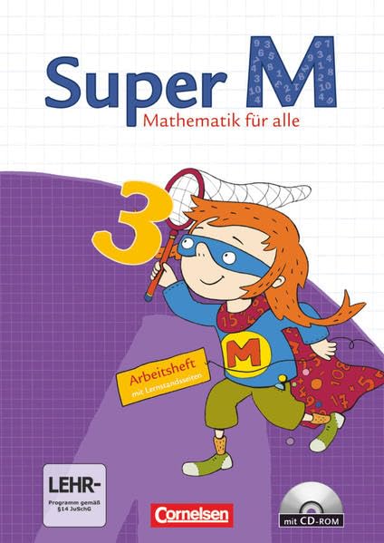 Super M - Mathematik für alle - Ausgabe Westliche Bundesländer (außer Bayern) - 2008 - 3. Schuljahr: Arbeitsheft mit CD-ROM Study Guides