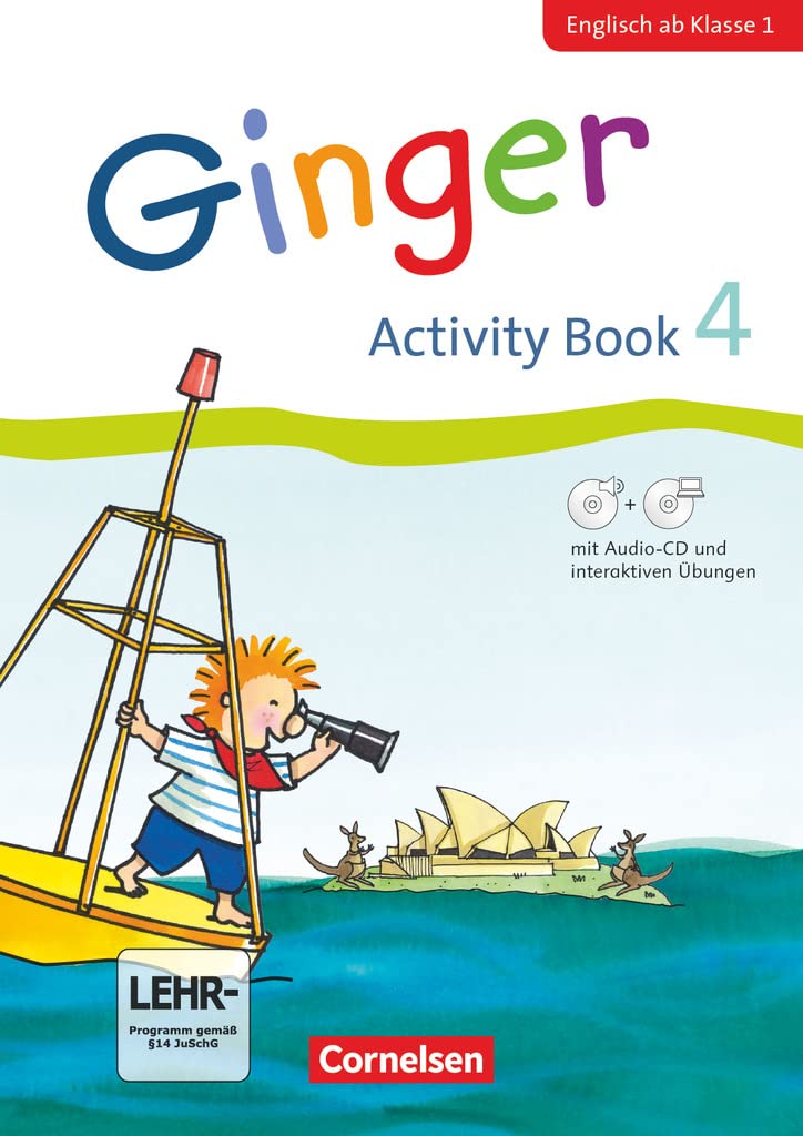 Ginger - Early Start Edition - Activity Book 4. Englisch ab Klasse 1. Mit interaktiven Übungen online Foreign Languages ​​& Dictionaries