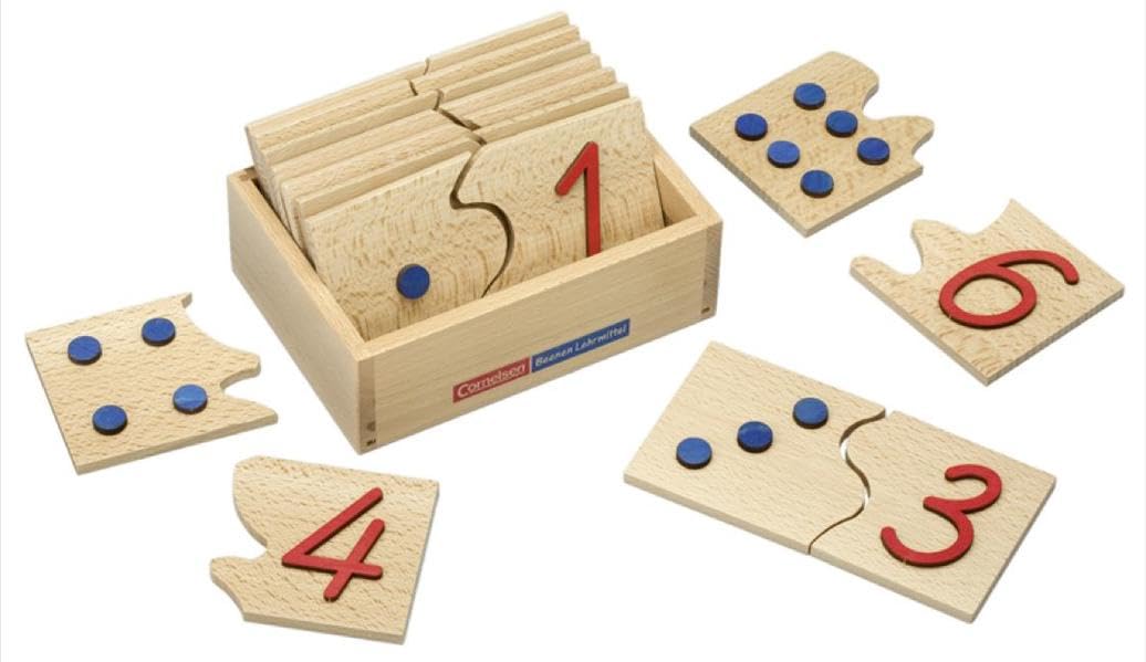 Mathematik plus - Lehrmittel Grundschule - Zahlenfelder/Formen: 1. Schuljahr - Zahlen-Mengen-Puzzle für den Zahlenraum bis 10 Learning & Reference