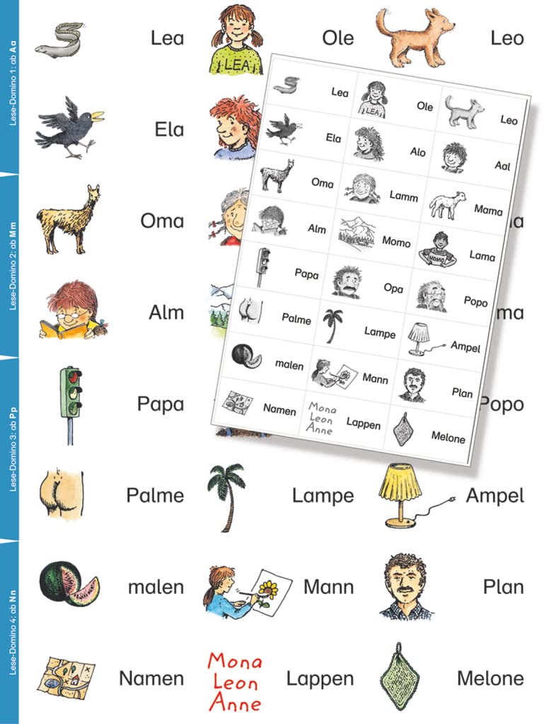 Tobi - Zu allen Ausgaben 2016 und 2009: Lese-Dominos - 17 gestanzte Vorlagen Study Guides