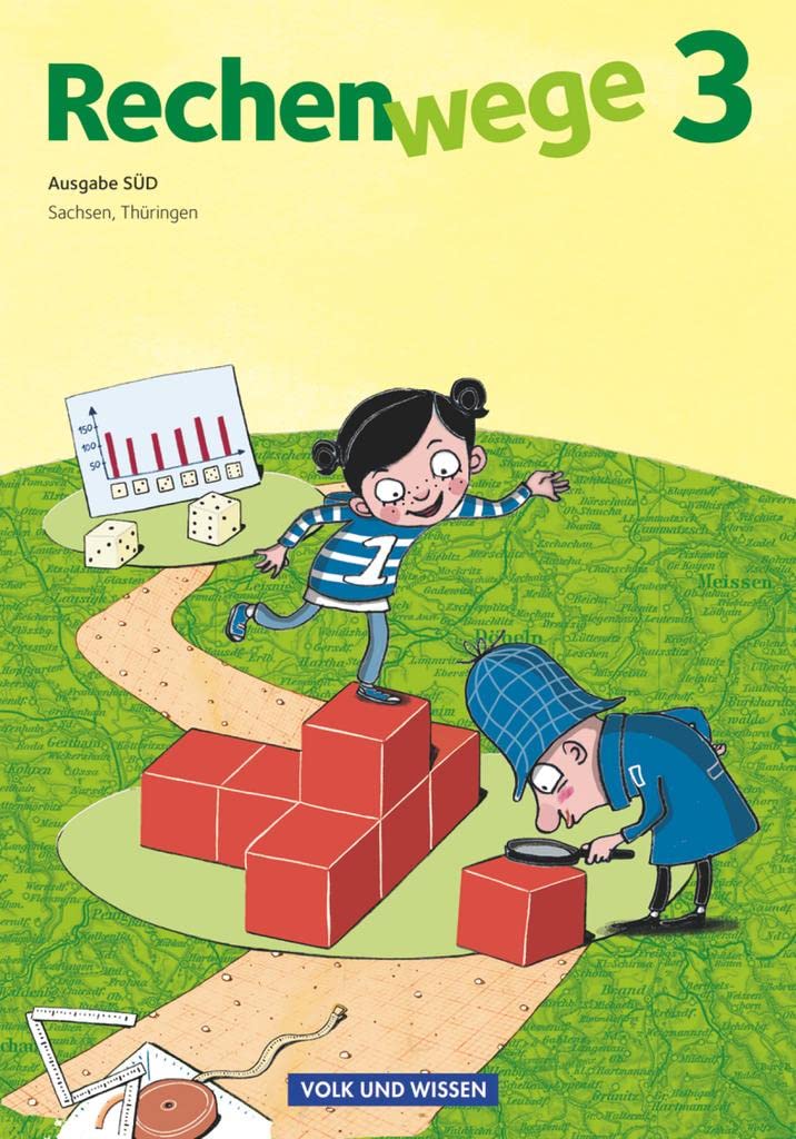 Rechenwege 3. Schuljahr. Schülerbuch mit Kartonbeilagen. Süd Study Guides