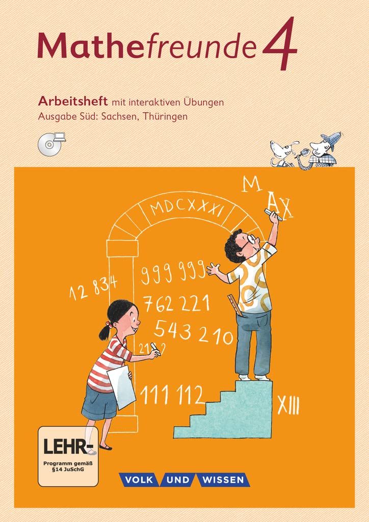 Mathefreunde - Ausgabe Süd 2015 - 4. Schuljahr: Arbeitsheft mit interaktiven Übungen online - Mit Übungssoftware auf CD-ROM Study Guides