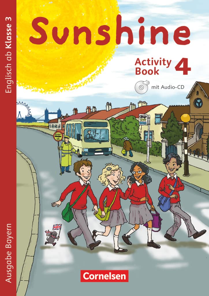 Sunshine 4. Jahrgangsstufe. Activity Book mit Audio-CD, Minibildkarten und Faltbox. Bayern Foreign Languages ​​& Dictionaries