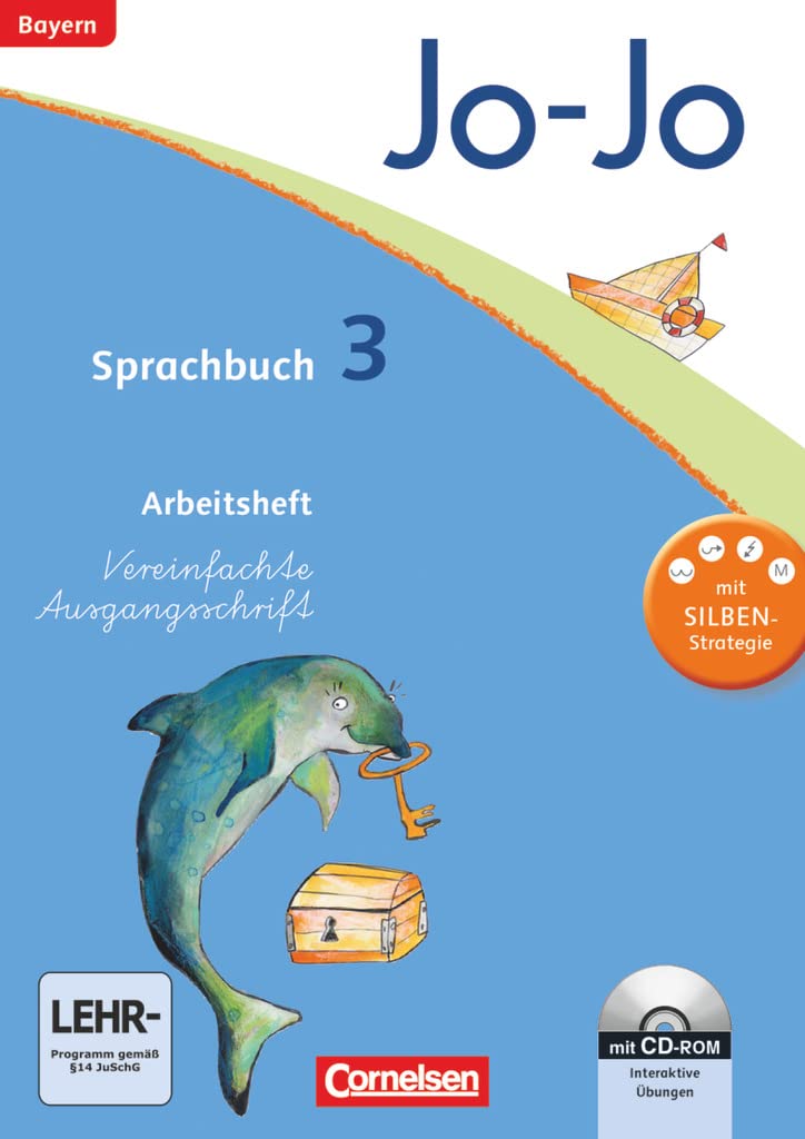 Jo-Jo Sprachbuch - Grundschule Bayern - 3. Jahrgangsstufe: Arbeitsheft mit interaktiven Übungen - In Vereinfachter Ausgangsschrift mit CD-ROM Study Guides
