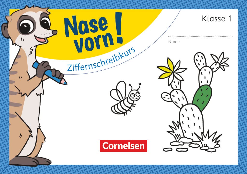 Nase vorn! - Mathematik - Übungshefte - 1. Schuljahr: Ziffernschreibkurs - Übungsheft Study Guides