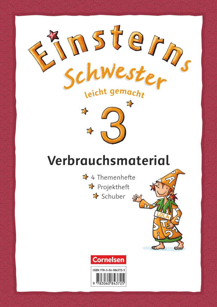 Einsterns Schwester 3. Schuljahr - Sprache und Lesen - Leicht gemacht Study Guides