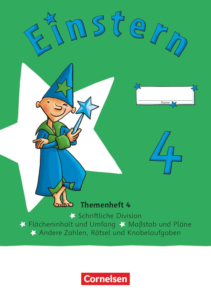 Einstern - Mathematik - Ausgabe 2021 - Band 4: Themenheft 4 - Verbrauchsmaterial (Einstern, Ausgabe 2021, Band 4) Study Guides