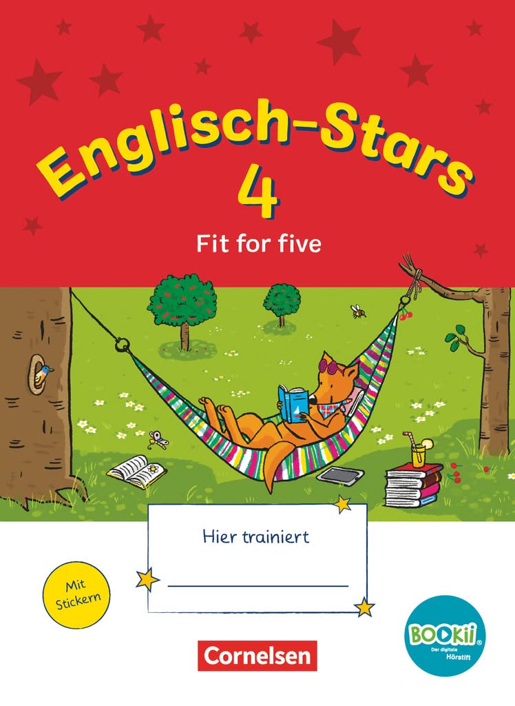 Englisch-Stars - BOOKii-Ausgabe - 4. Schuljahr: Fit for 5 - Übungsheft - Mit Lösungen Foreign Languages ​​& Dictionaries