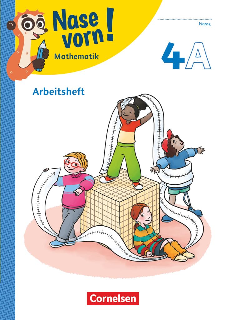 Nase vorn! 4. Schuljahr - Lehrwerk für Mathematik - Ausgabe 2023 - Arbeitsheft Teil A und B Study Guides