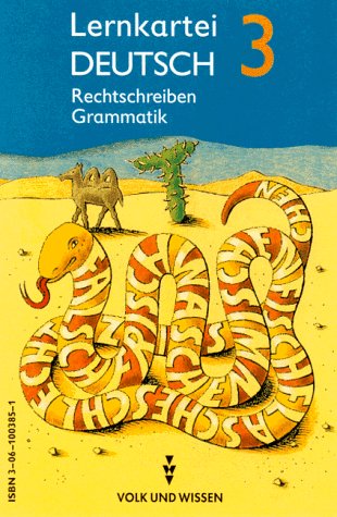 Lernkartei Deutsch: 3. Schuljahr - Kartensammlung Books