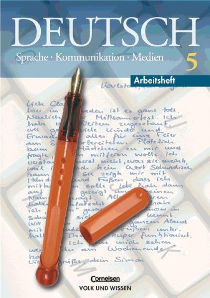 Deutsch: Sprache - Kommunikation - Medien - Bisherige Ausgabe: Deutsch, Wege zum sicheren Sprachgebrauch, Neubearbeitung 2002, Arbeitsheft, Klasse 5, Ausgabe Gymnasium Study Guides