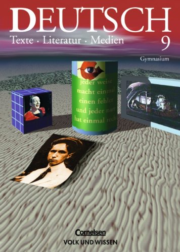 Deutsch: Texte - Literatur - Medien - Gymnasium: Deutsch, Texte - Literatur - Medien, neue Rechtschreibung, Klasse 9, Ausgabe Gymnasium Study Guides