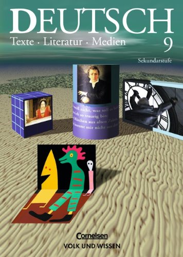 Deutsch: Texte - Literatur - Medien - Mittlere Schulformen: Deutsch, Texte - Literatur - Medien, neue Rechtschreibung, Klasse 9, Ausgabe Sekundarstufe Study Guides