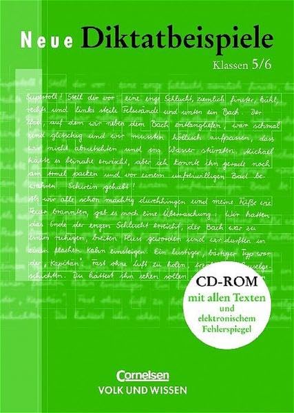 Diktatbeispiele, Neubearbeitung 2002, Klasse 5/6 Learning & Reference