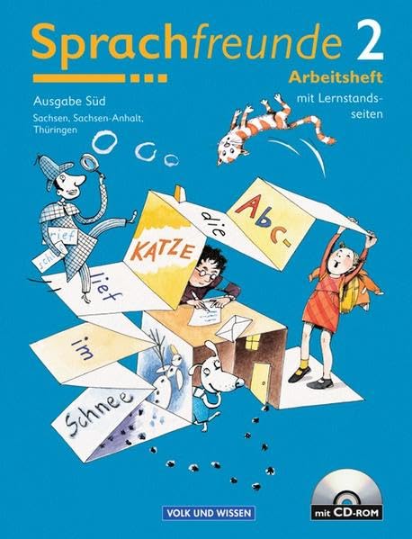Sprachfreunde - Ausgabe Süd 2004 (Sachsen, Sachsen-Anhalt, Thüringen): 2. Schuljahr - Arbeitsheft: Mit CD-ROM und Lernstandsseiten Study Guides