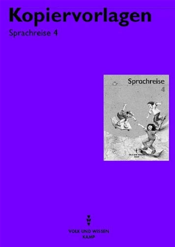 Sprachreise 4: Kopiervorlagen Druckschrift Books