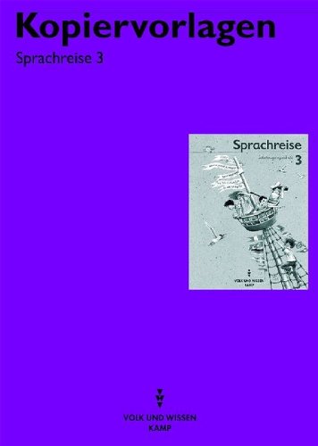 Sprachreise 3 - rR: Für das 3. Schuljahr / Kopiervorlagen Schulausgangsschrift Books