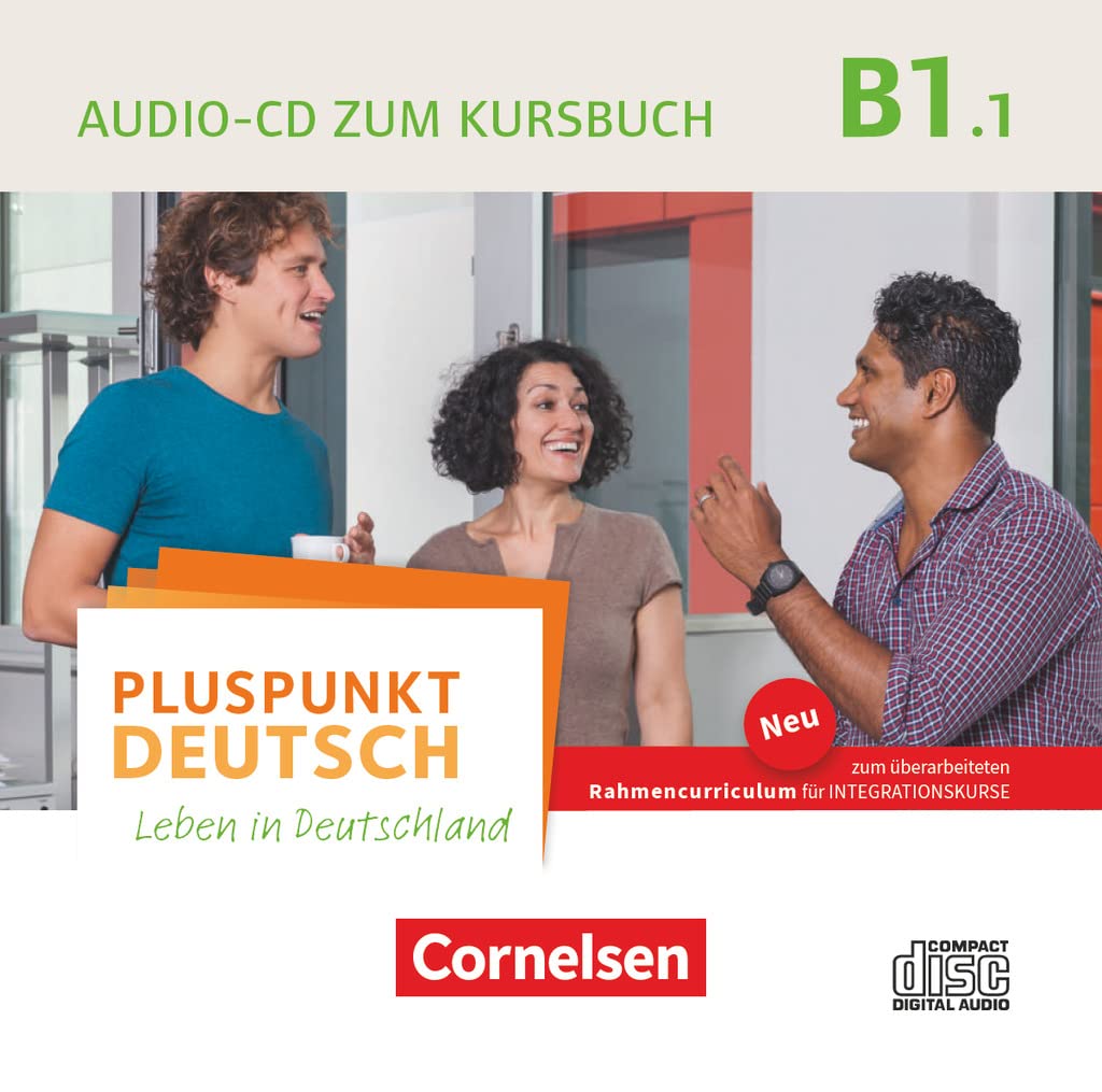 Pluspunkt Deutsch - Leben in Deutschland - Allgemeine Ausgabe - B1: Teilband 1: Audio-CD zum Kursbuch (2. Ausgabe) - Enthält Dialoge, Hörtexte und Phonetikübungen Foreign Languages ​​& Dictionaries