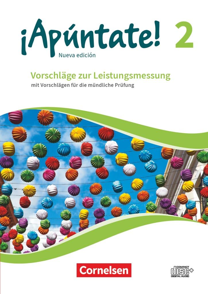 ¡Apúntate! - Nueva edición: ¡Apúntate!|NULL|Spanisch als 2. Fremdsprache - Ausgabe 2016|Band 2|Vorschläge zur Leistungsmessung|Mit Vorschlägen zur ... und CD auf einem Datenträger Non-fiction