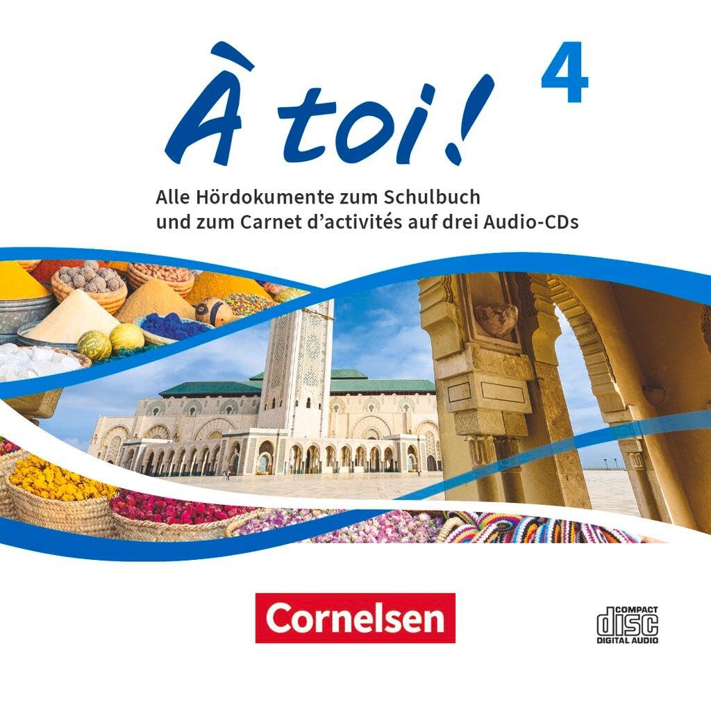 À toi ! Band 4 - Ausgabe 2022 - Audio-CDs - Audiomaterial zum Schulbuch und Carnet d'activités Foreign Languages ​​& Dictionaries