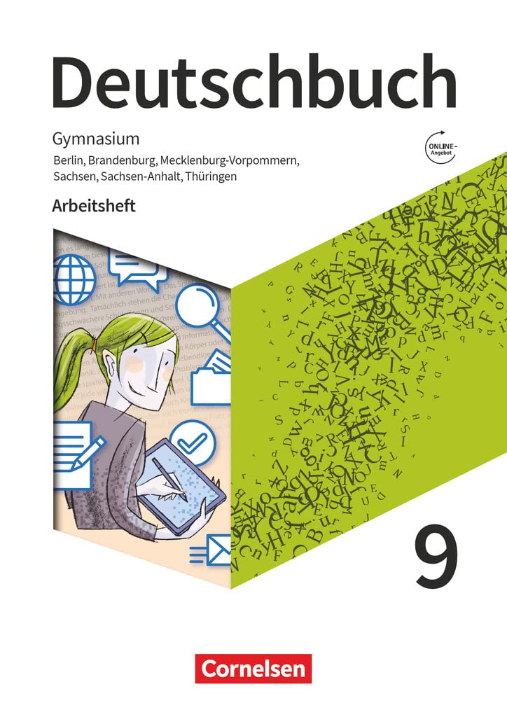 Deutschbuch Gymnasium 9. Schuljahr. Berlin, Brandenburg, Mecklenburg-Vorpommern, Sachsen, Sachsen-Anhalt und Thüringen - Arbeitsheft mit Lösungen Study Guides