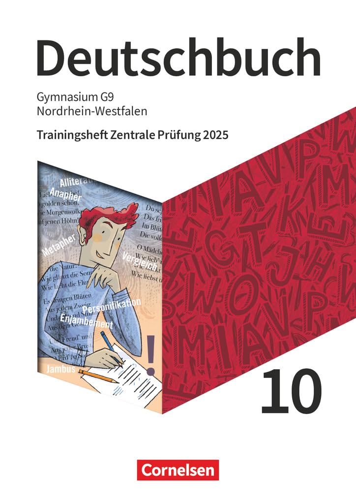 Deutschbuch Gymnasium 10. Schuljahr. Nordrhein-Westfalen - Trainingsheft Zentrale Prüfung 2025 - Arbeitsheft mit Lösungen Study Guides