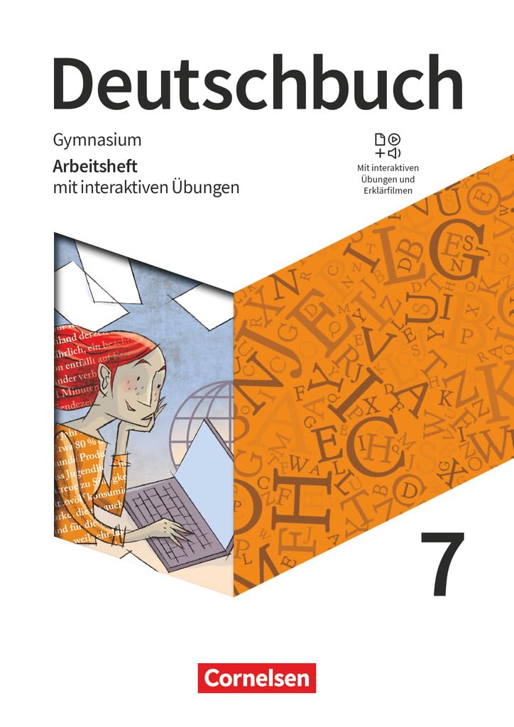 Deutschbuch Gymnasium 7. Schuljahr - Zu den Ausgaben Allg. Ausg., NDS - Arbeitsheft mit interaktiven Übungen online Study Guides