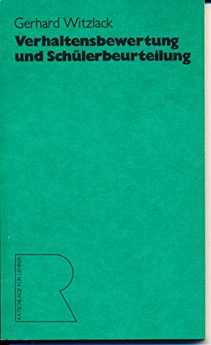 (Ratschläge für Lehrer)Verhaltensbewertung und Schülerbeurteilung Books