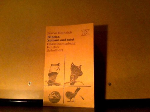 Kinder, kommet und ratet Books