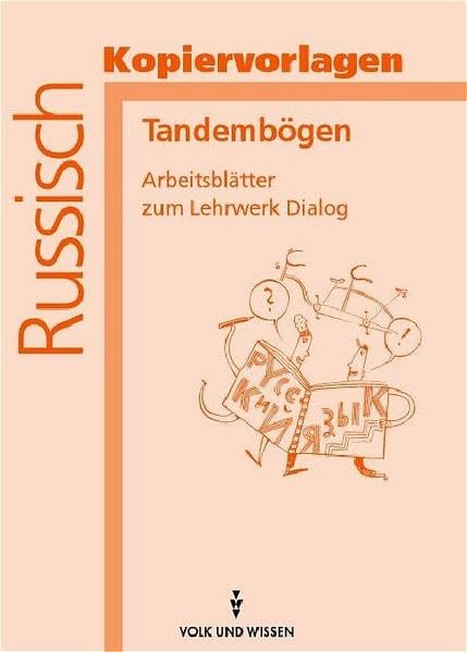 Tandembögen Russisch: Arbeitsblätter zum Lehrwerk Dialog Books