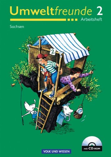 Umweltfreunde - Sachsen - Bisherige Ausgabe: 2. Schuljahr - Arbeitsheft mit CD-ROM Study Guides Books