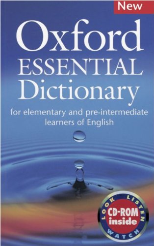 Oxford Essential Dictionary: For Elementary and Pre-Intermediate Learners of English: Wörterbuch mit CD-ROM Books