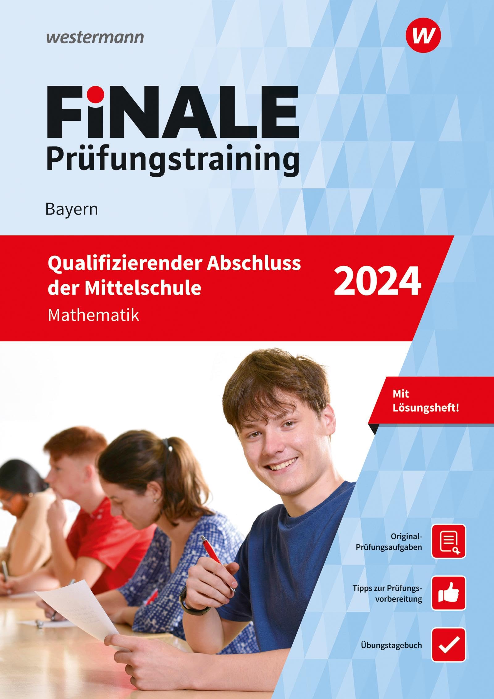 FiNALE Prüfungstraining Qualifizierender Abschluss Mittelschule Bayern: Mathematik 2024 Arbeitsbuch mit Lösungsheft Study Guides