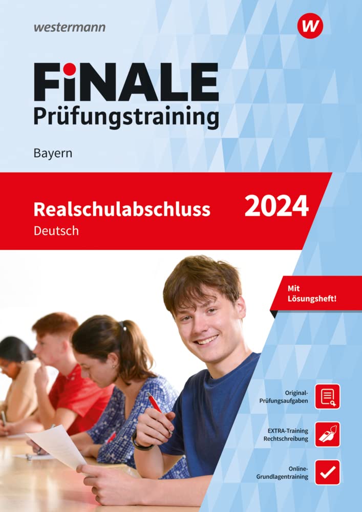 FiNALE - Prüfungstraining Realschulabschluss Bayern: Deutsch 2024 Arbeitsbuch mit Lösungsheft Study Guides