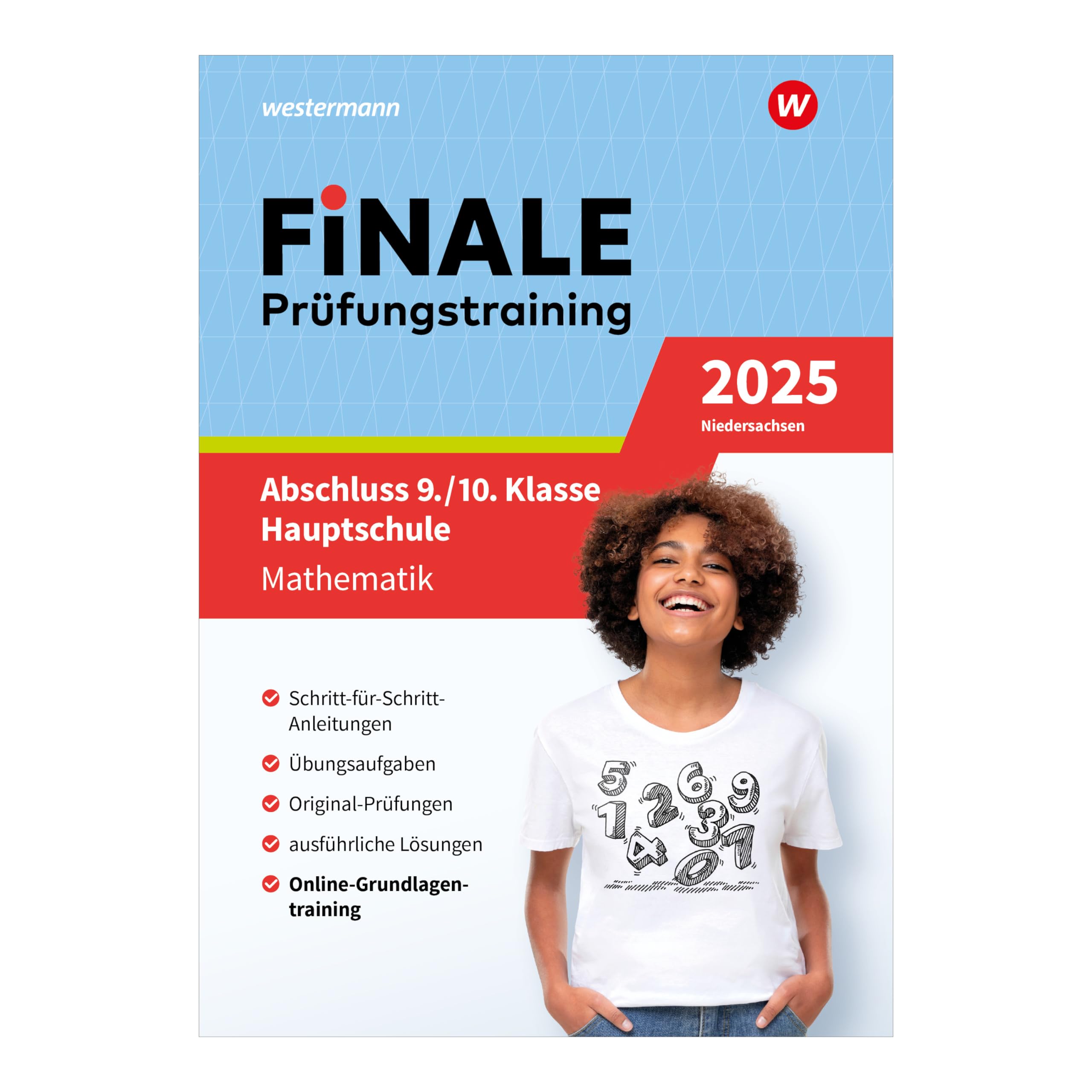 FiNALE Prüfungstraining Abschluss 9./10. Klasse Hauptschule Niedersachsen: Mathematik 2025 Arbeitsbuch mit Lösungsheft Study Guides