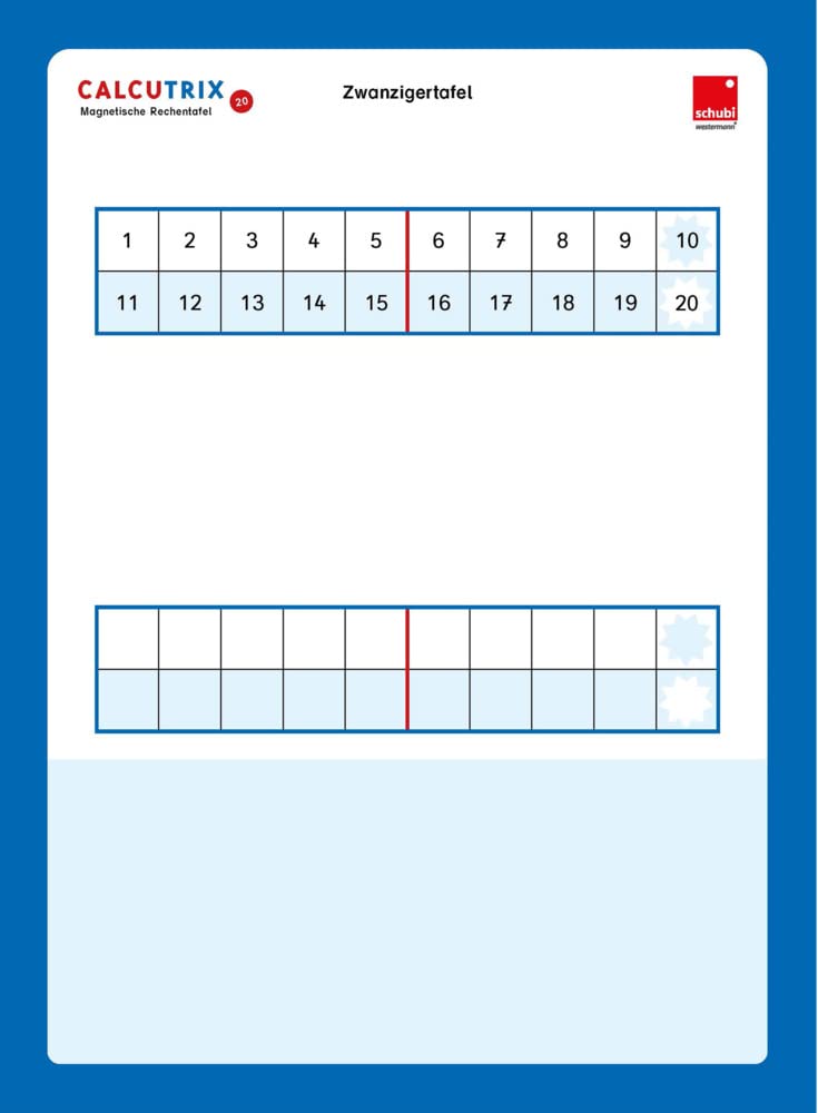 Calcutrix 20: Magnetische Rechentafel Study Guides