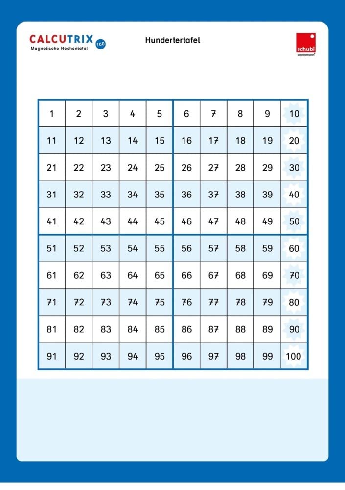 Calcutrix 100: Magnetische Rechentafel Study Guides