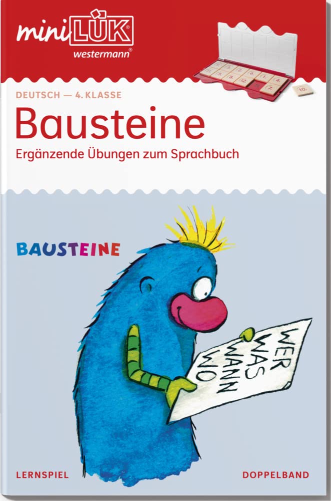miniLÜK. 4. Klasse - Deutsch: Bausteine - Übungen angelehnt an das Lehrwerk (Doppelband) Study Guides
