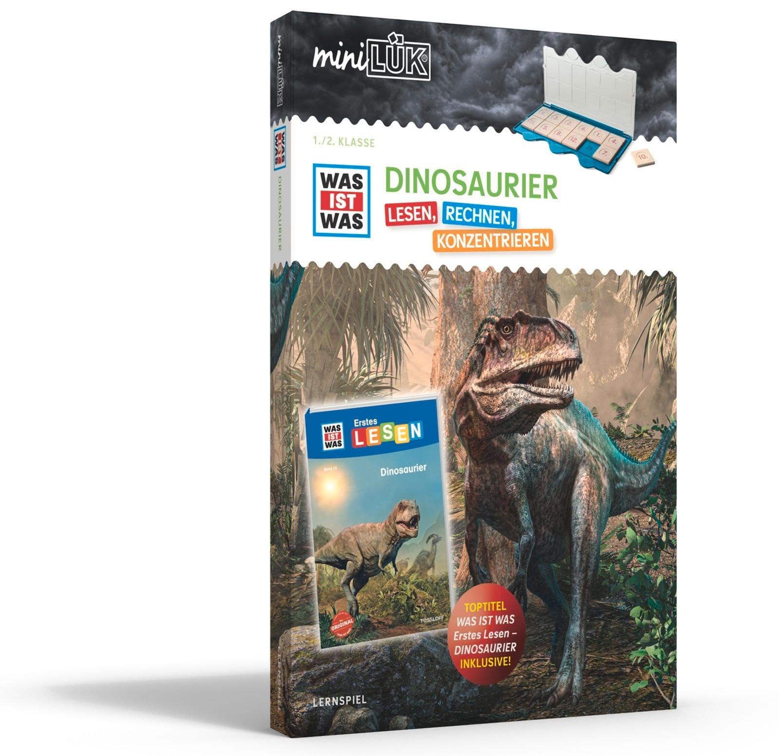 miniLÜK-Set: WAS IST WAS Dinosaurier Lesen+Rechnen 1. Klasse (miniLÜK-Sets: Kasten + Übungsheft/e) Study Guides