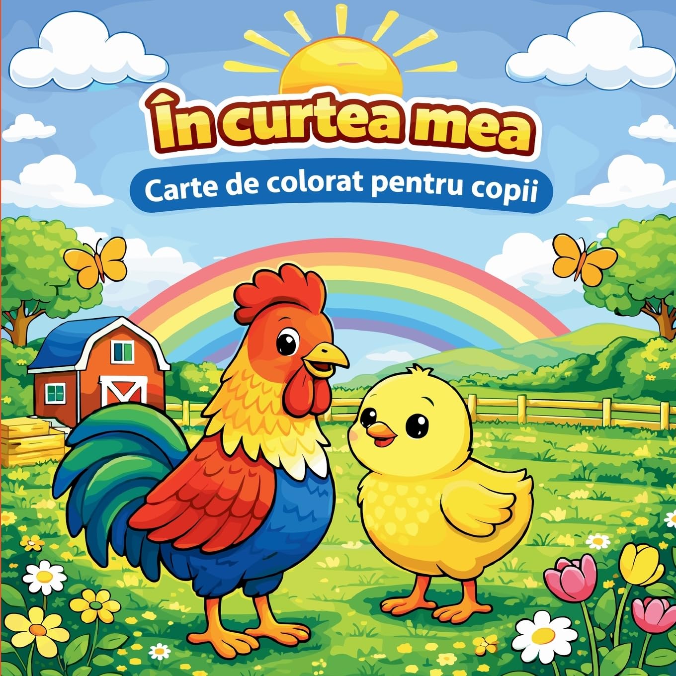 În curtea mea Carte de colorat pentru copii Tiptoi & Games