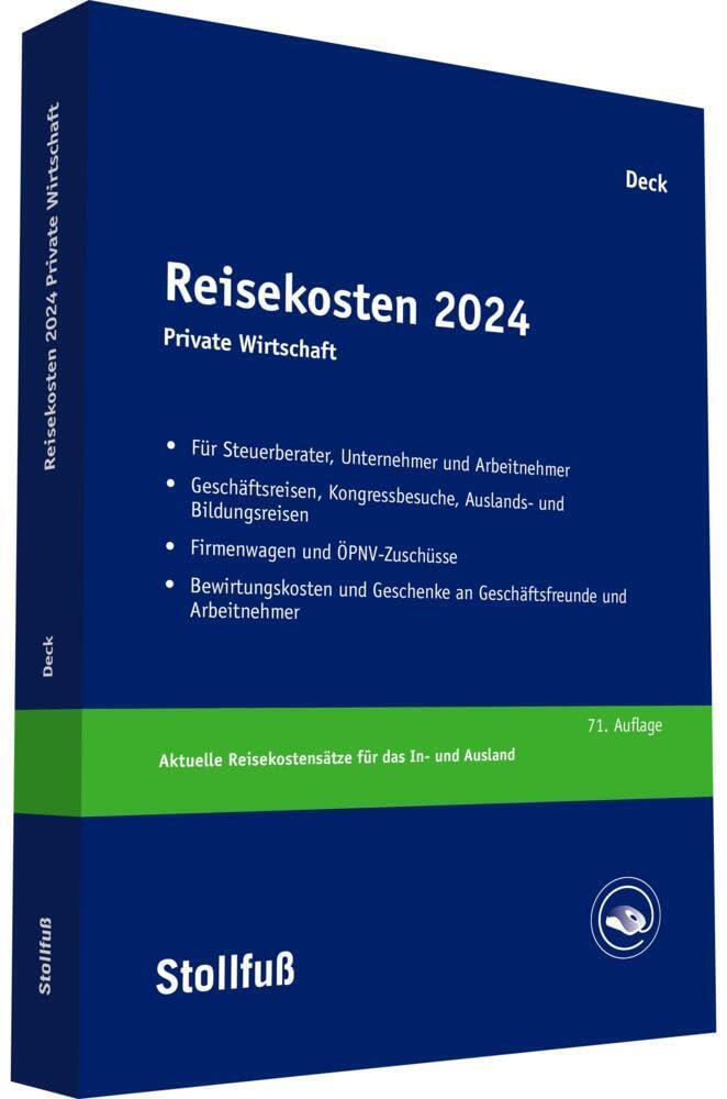 Reisekosten 2024 Law Books
