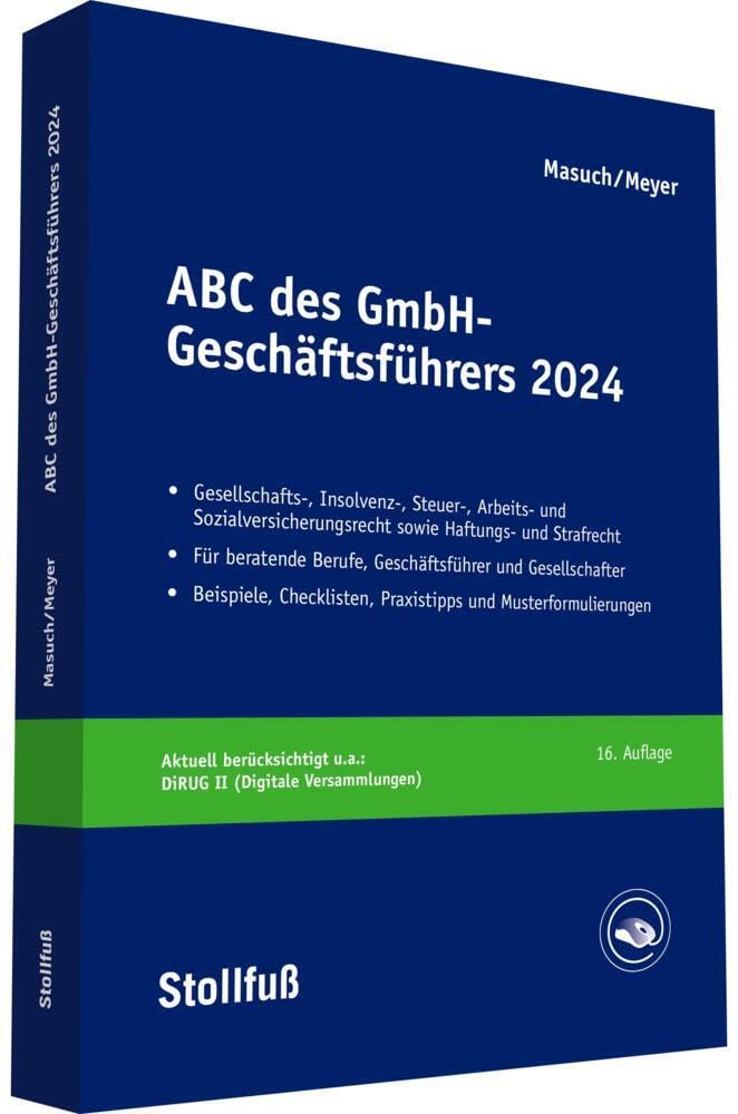 ABC des GmbH-Geschäftsführers 2024 Law