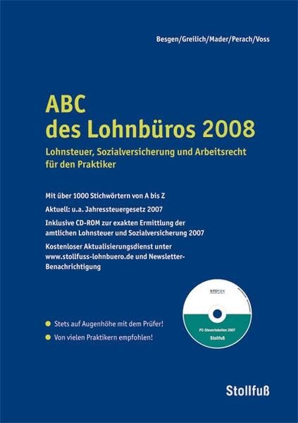 ABC des Lohnbüros 2008 (Stollfuss-Ratgeber) Law