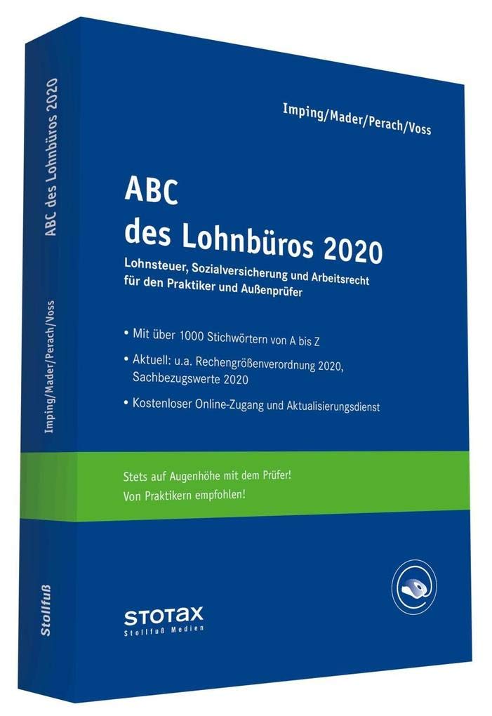 Product Image: ABC des Lohnbüros 2020