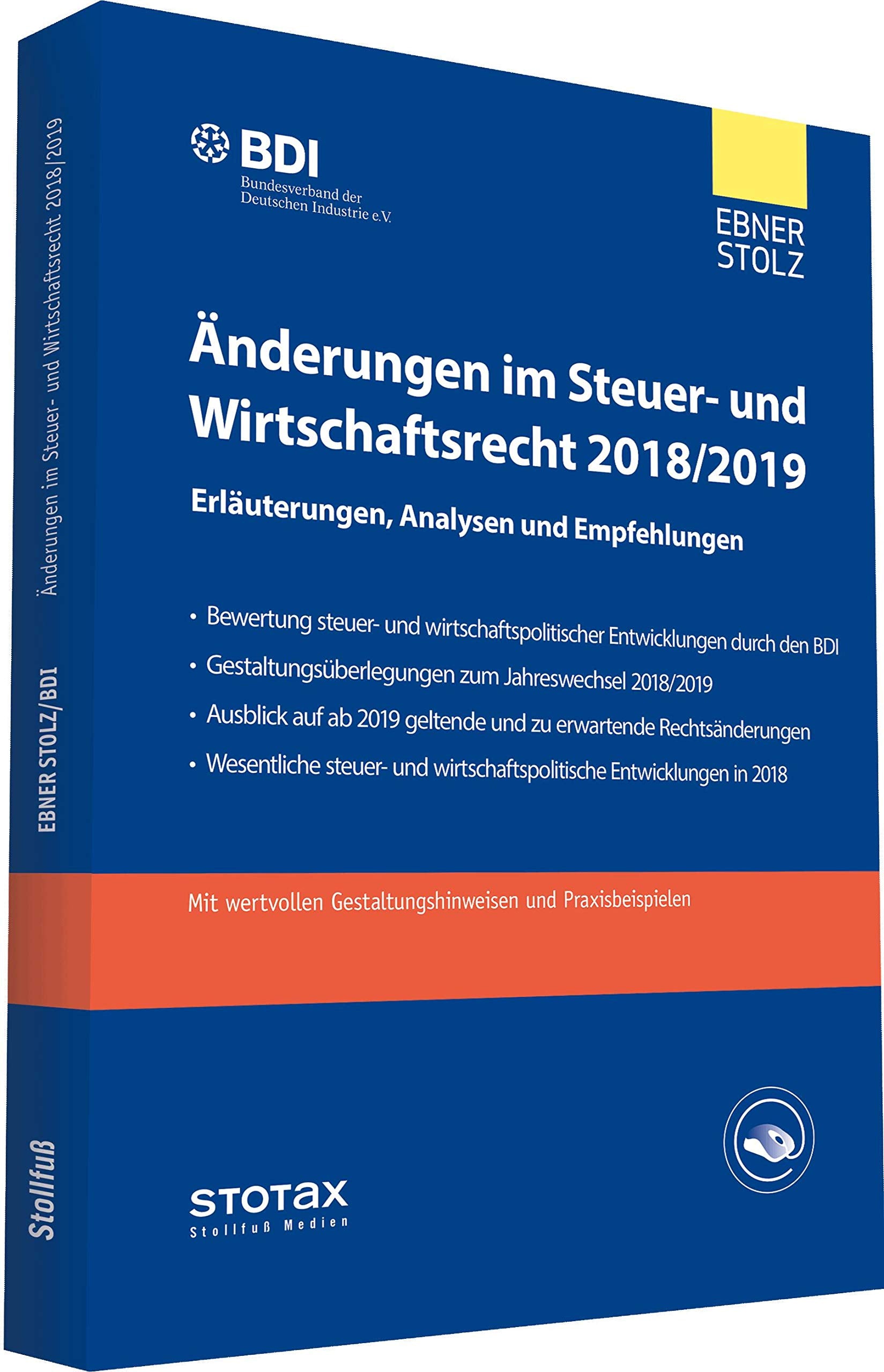 Änderungen im Steuer- und Wirtschaftsrecht 2018/2019 Law