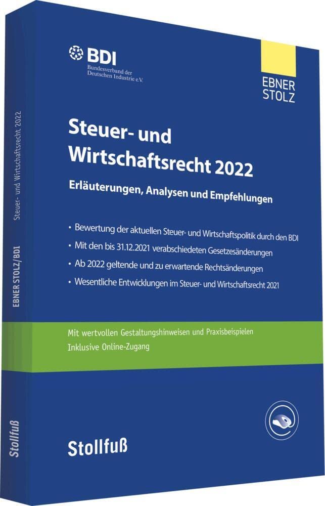 Steuer- und Wirtschaftsrecht 2022 Law