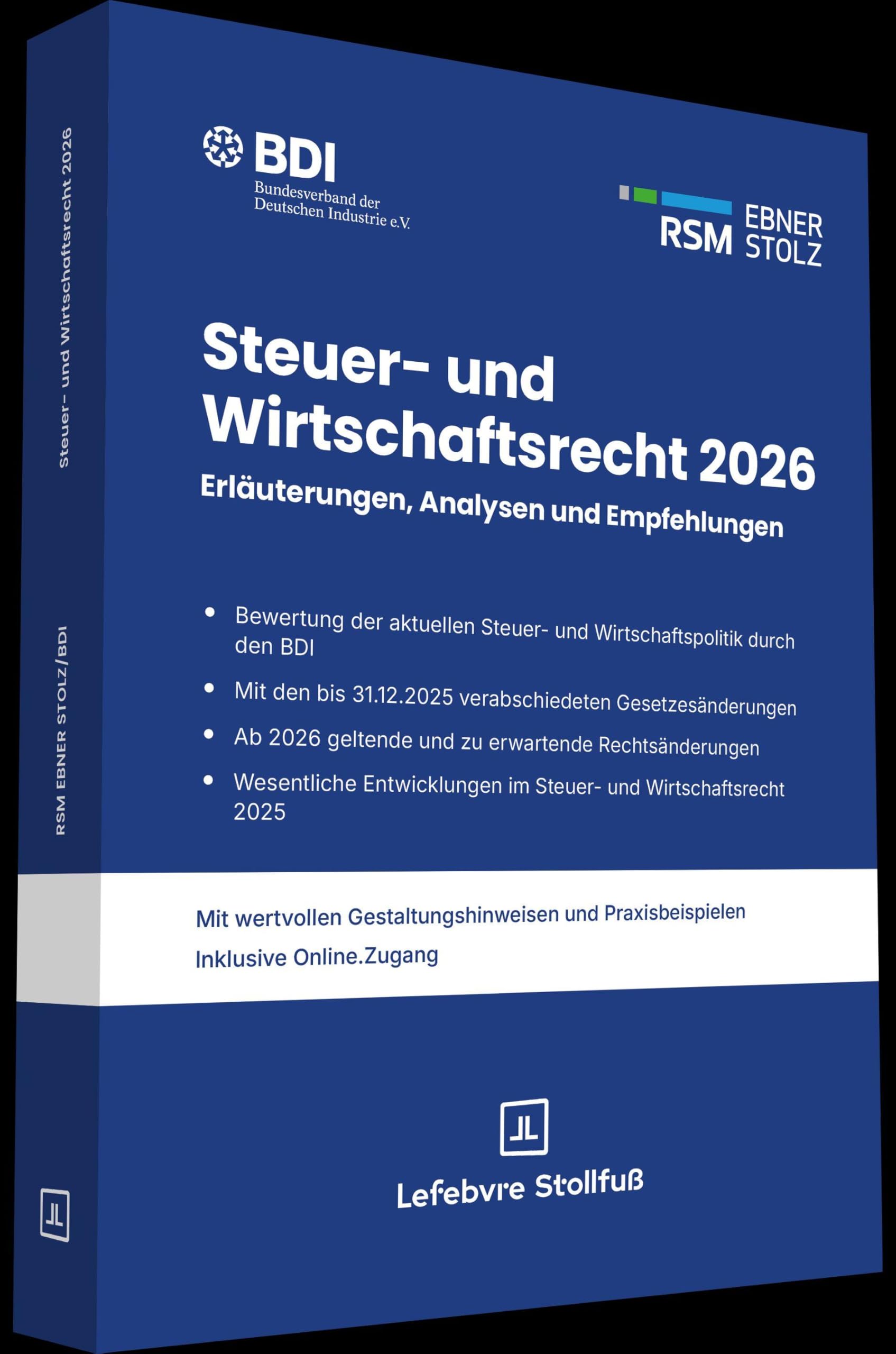 Steuer- und Wirtschaftsrecht 2026 Law