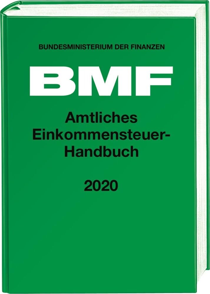 Amtliches Einkommensteuer-Handbuch 2020 Law